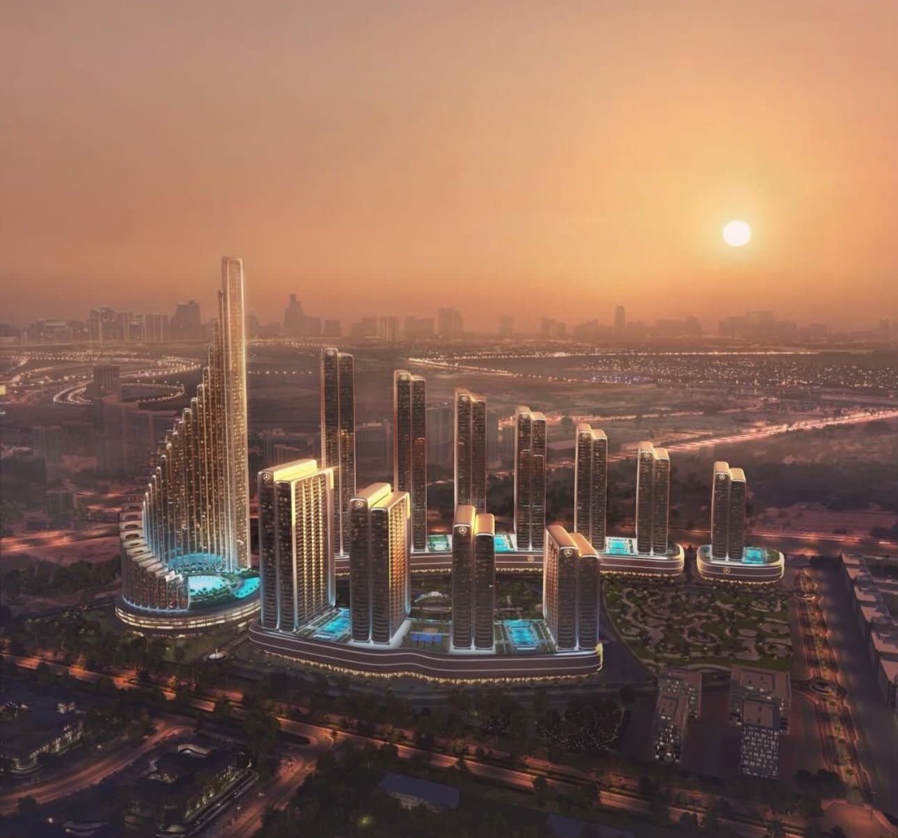 Mercedes-Benz Places by Binghatti City by Binghatti Developers × Mercedes-Benz in Meydan Dubai